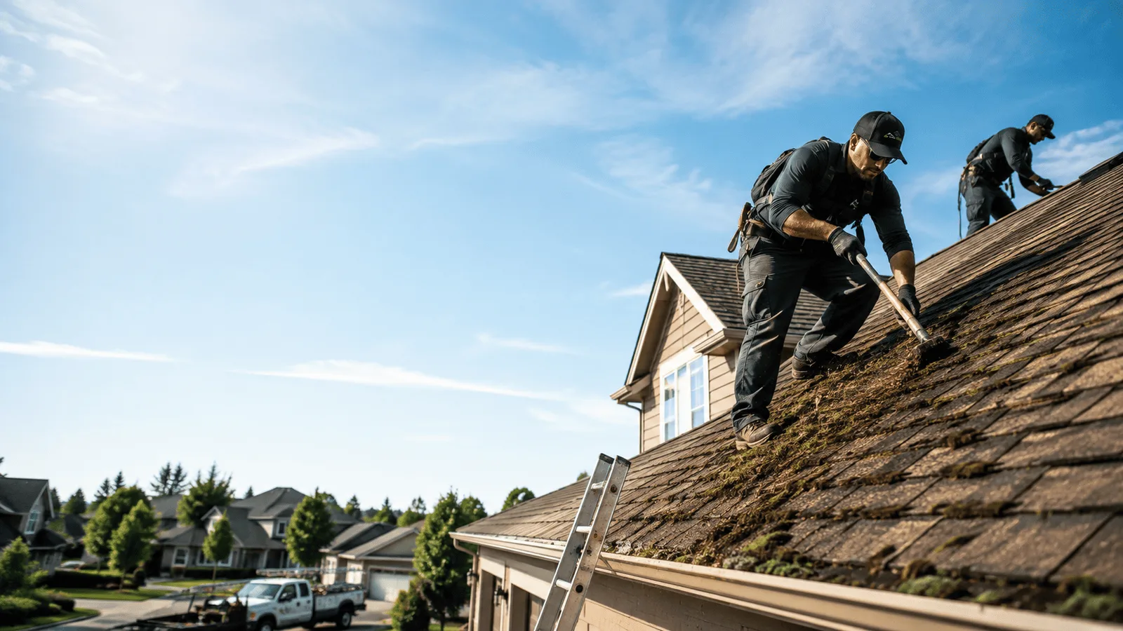 Roof Moss Removal in Delphi Falls, NY near me